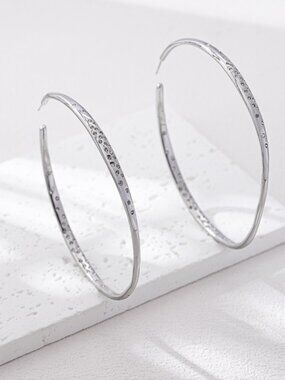 Alexis Bittar Oversized C-Shaped Stud Earrings